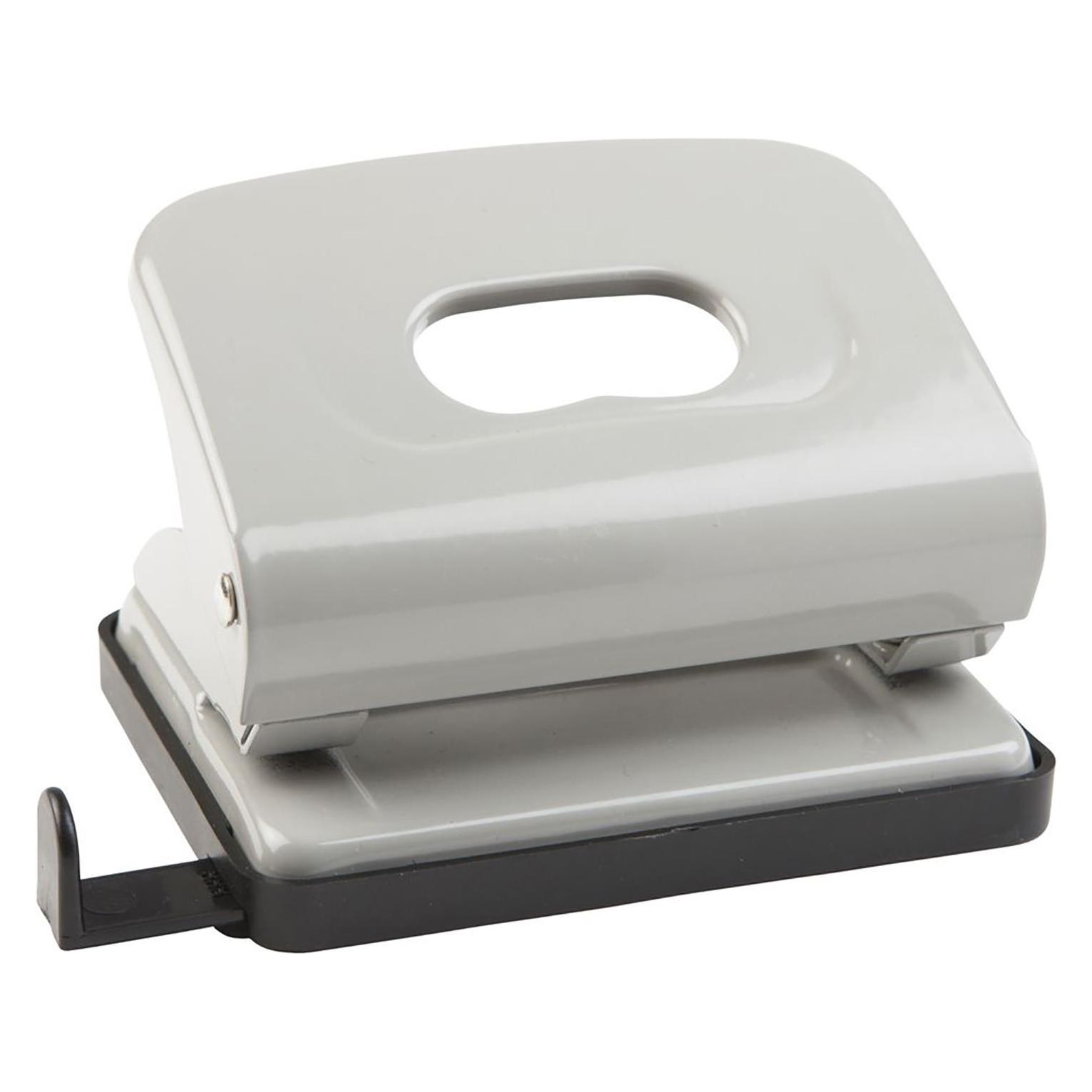 Idena Locher Metall grau bis 16 Blatt (22658026)