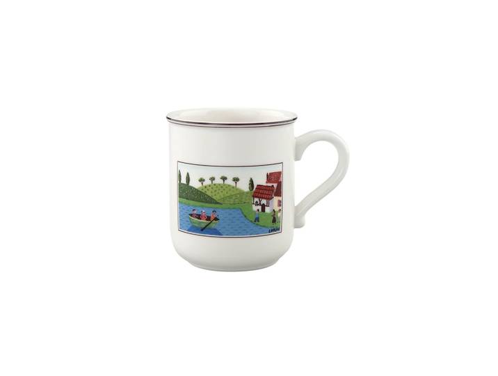 Becher VILLEROY & BOCH Kaffeebecher Kahn Design Naif 300 ml bunt , bunt, Porzellan, Trinkgefäße, Becher