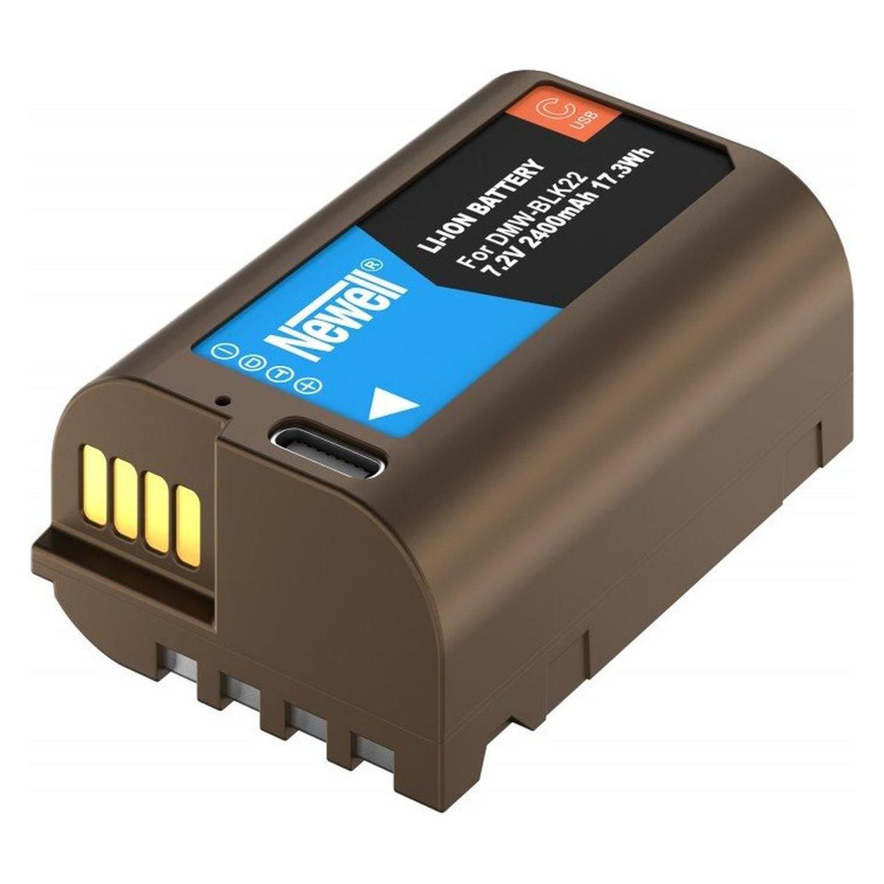 Newell battery Panasonic DMW-BLK22 USB-C (Kamera Akku Ladegerät) (NL3920)