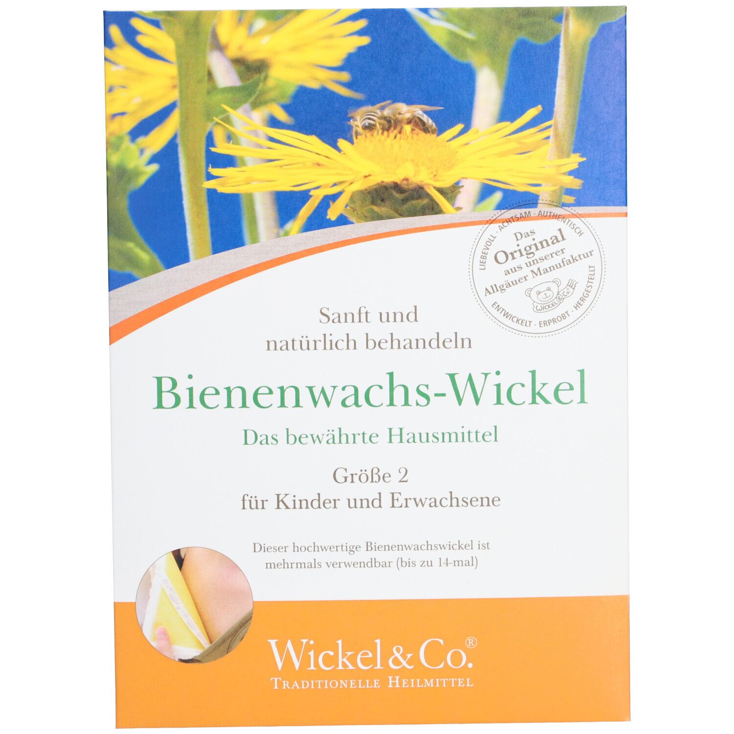 Bienenwachswickel; Gr. 2 1 St Folie