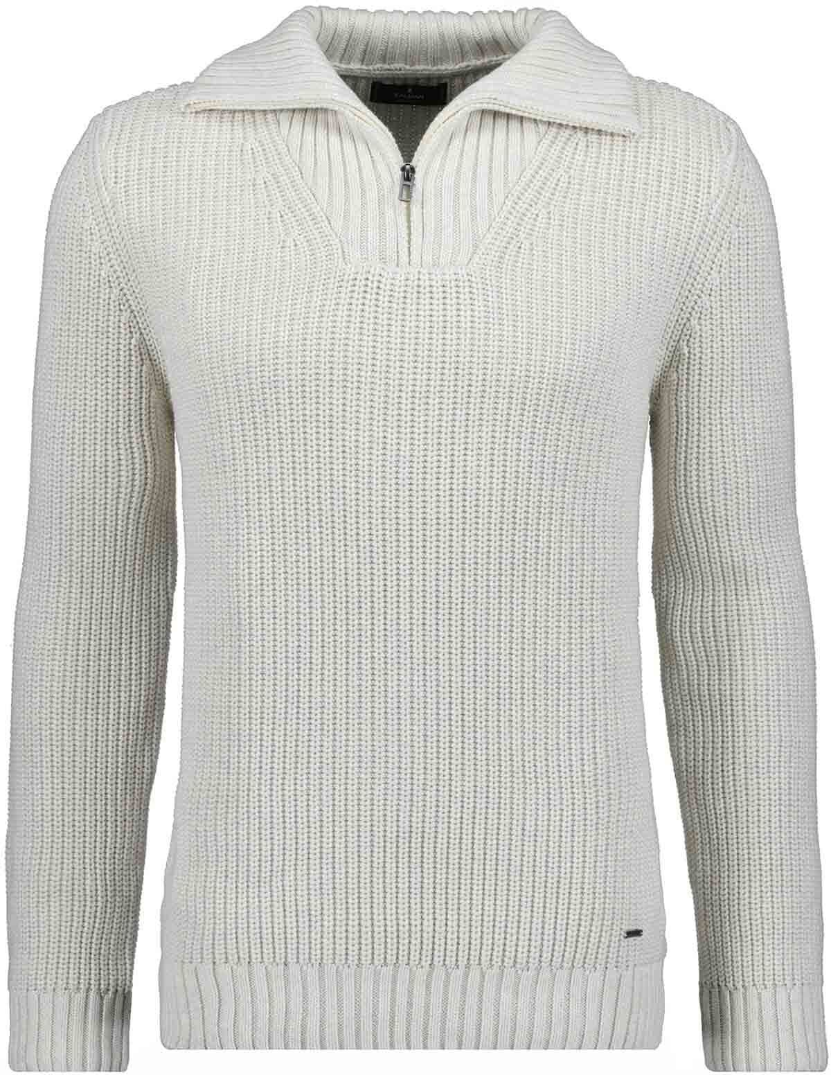 Rundhalspullover RAGMAN, Herren, Gr. 56, beige (ecru, 005), Strick, 100% Baumwolle, Pullover Rundhalspullover ecru, 005 56