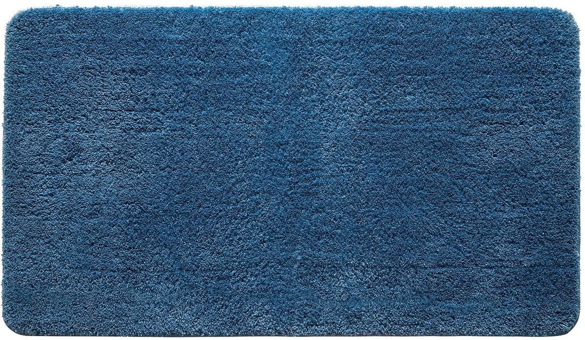 Omgoods Antislip Badmat Absorberend Blauw 70 x 120 cm