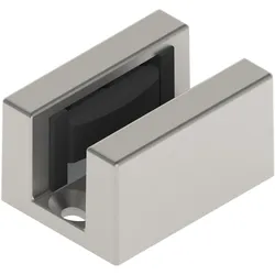 Helm, Zubehör Türbeschlag, Bodenführung SmartGuide G spielfrei für Glas 8-12,76 mm Edelstahl-Effekt