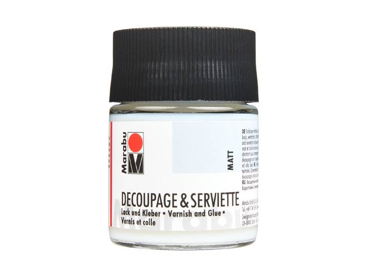 Marabu Decoupage- und Serviettenlack Kleber 6.6 cm 0.1 kg