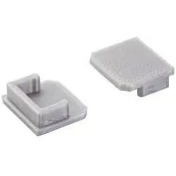 Brumberg 53099260 Endkappen-Set zu LED-Trocken- einbauprofil 53772260, grau