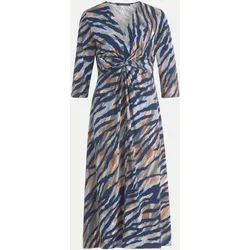 Midikleid mit Raffung Mehrfarbig 40