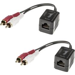LINDY LINDY Stereo Audio Extender Cat.5/6 100m Cinch (Stereo) Cinch Audio Extender über Netzwerkkabel RJ45 100 m 70460