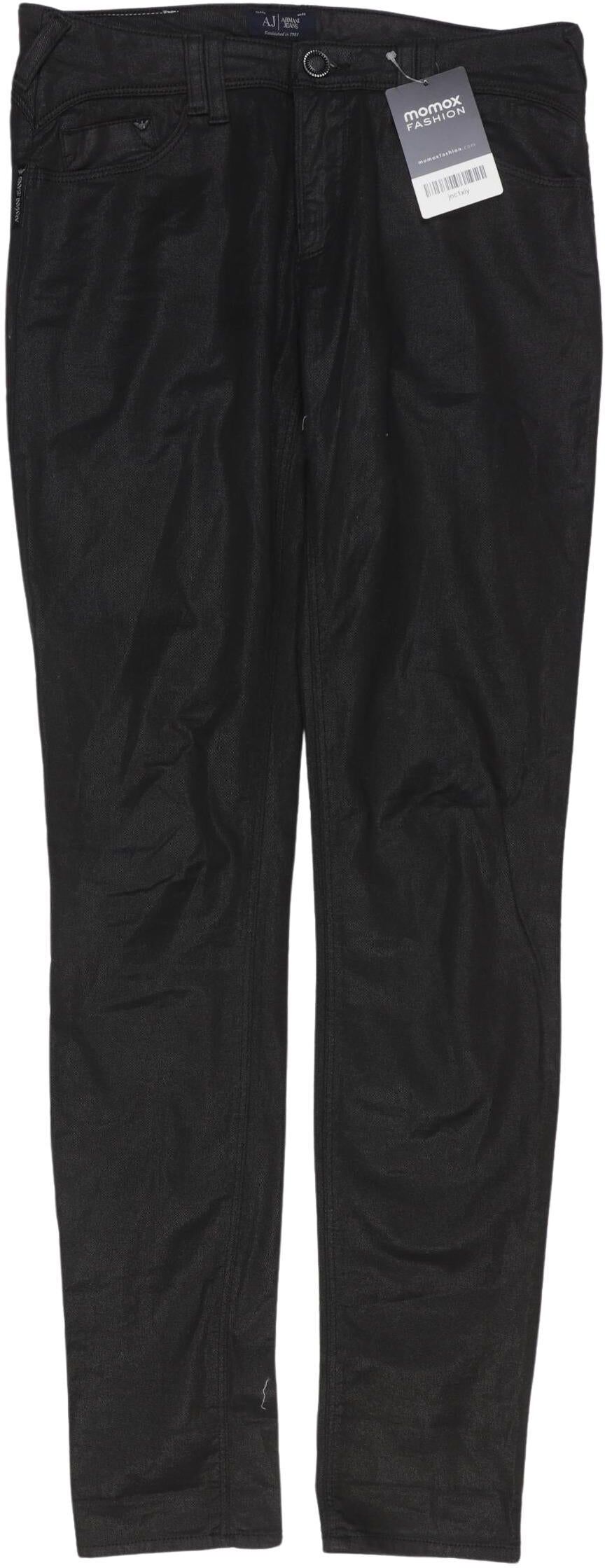 Giorgio Armani Jeans Damen Stoffhose, Schwarz, Gr. W25, kein / Etikett - Second Hand
