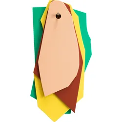 Valerie Objects Schneidebretter, gedeckte Farben, 4 St.