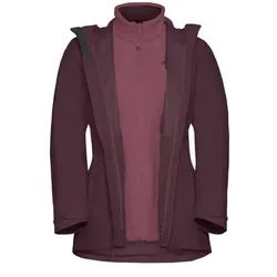Jack Wolfskin Damen Moonrise 3in1 Jacke - S - amaranth