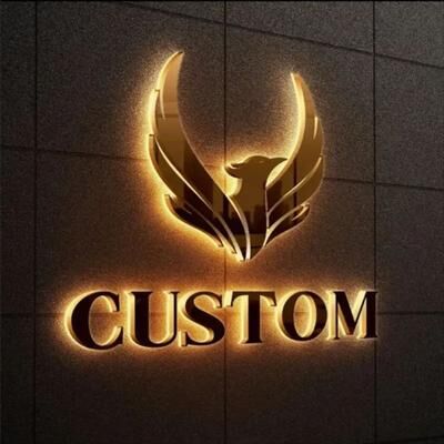 Inspire Essentials Custom LED Business Sign 3D Backlit Metal Logo Signage Custom LED Business Sign 3D Backlit Metal Logo Signage