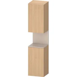 Duravit Collection One Hochschrank, Türanschlag links, 400x360x1760mm, Nische Taupe Matt, QA1346L91300000, Farbe: Eiche Natur