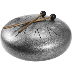 Dimavery TD-12, Steel Tongue Drum, silber (Handpan), Perkussion, Silber