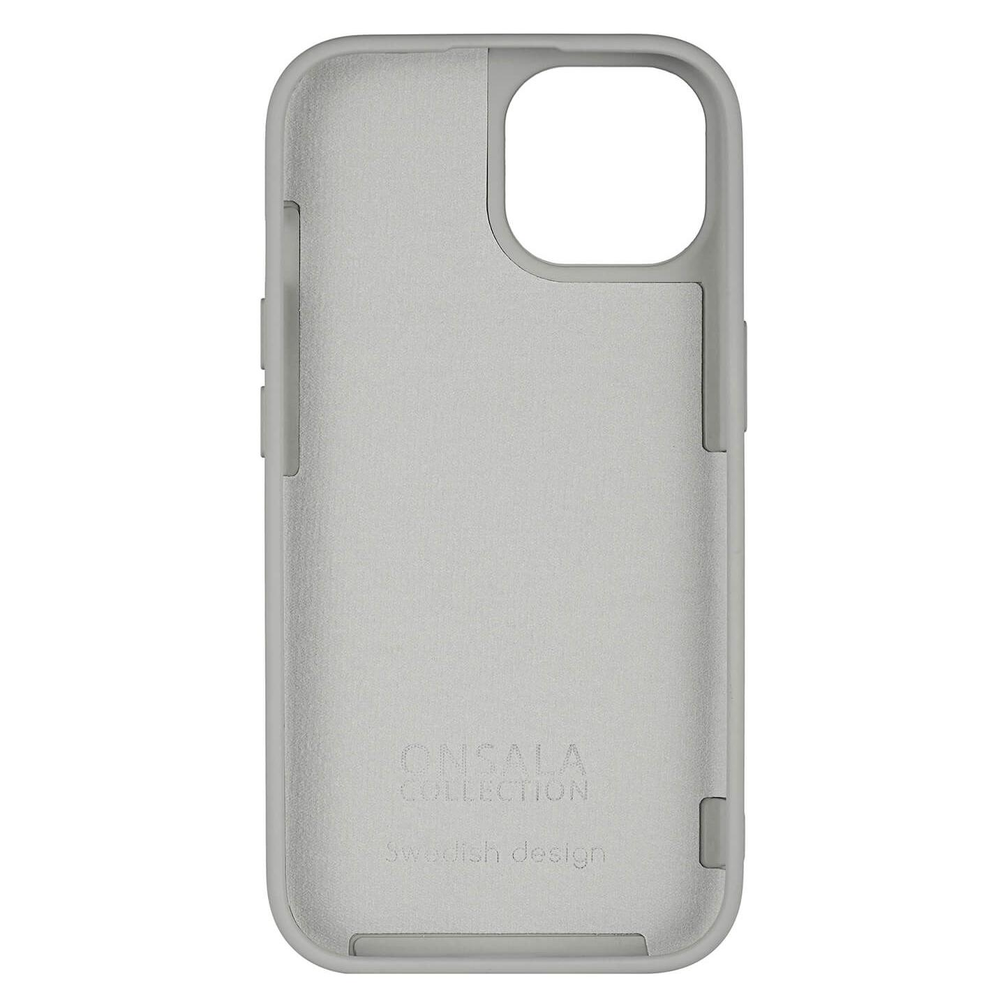 Onsala Back Sill Touch Recycled MagSerie iPhone 13/14/15 Beton (Apple iPhone 13, Apple iPhone 14, Apple iPhone 15) (664249)