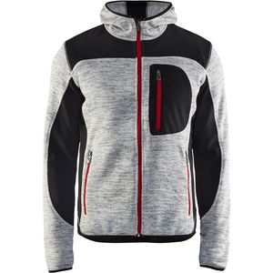 Blakläder Arbeitsjacke Strickjacke, 49302117, Fleecejacke, grau-schwarz, Größe L