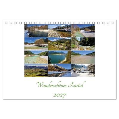 Wunderschönes Isartal 2027 (Tischkalender 2027 DIN A5 quer), CALVENDO Monatskalender