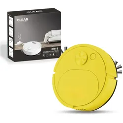 Kompakter Saugroboter mit Wischfunktion, USB - yellow