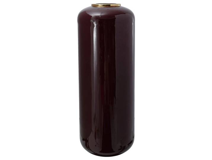 Bodenvase Art Deco Goldfarben/Beere