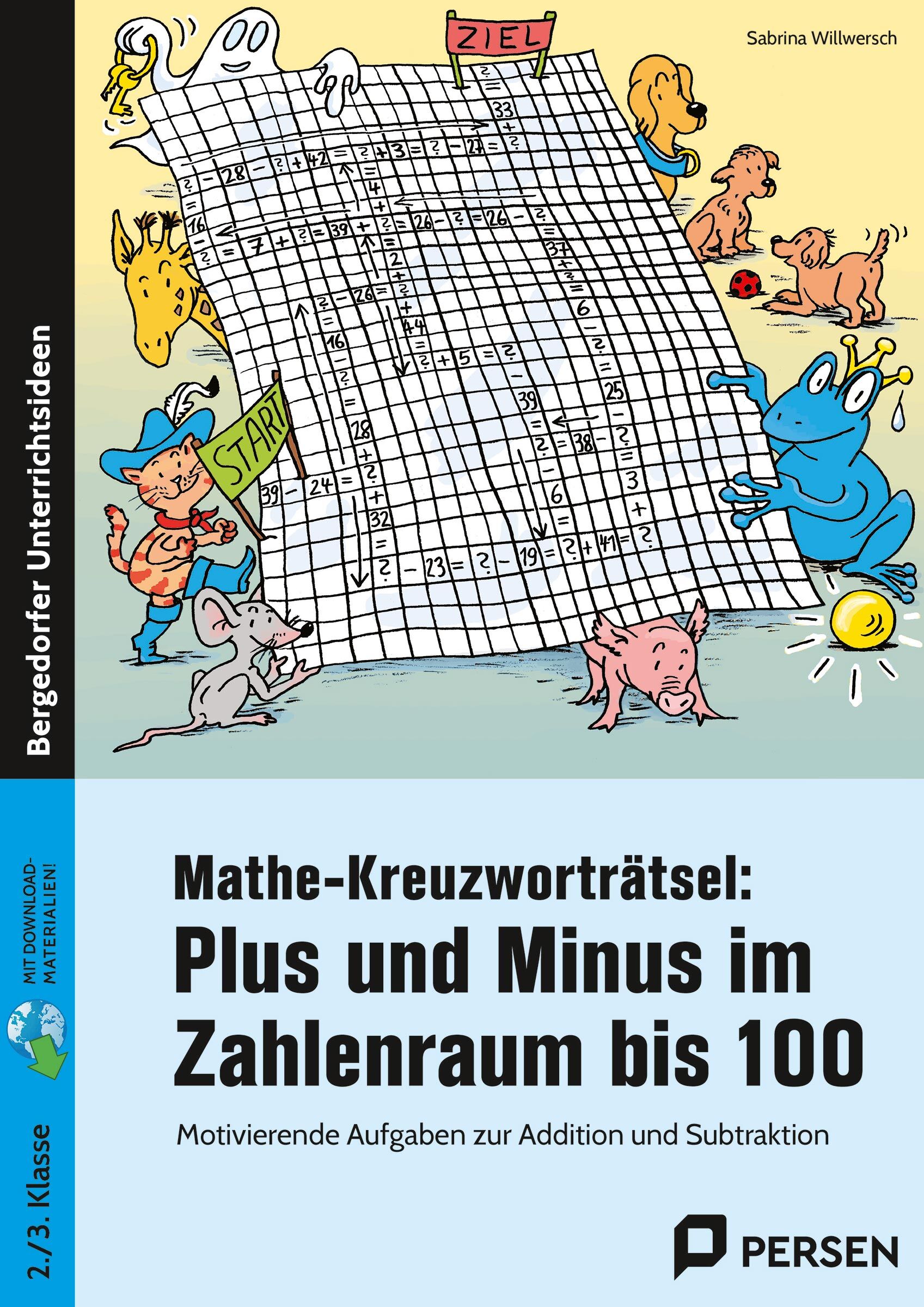 Persen Verlag Mathe-Kreuzworträtsel: Plus und Minus ZR bis 100