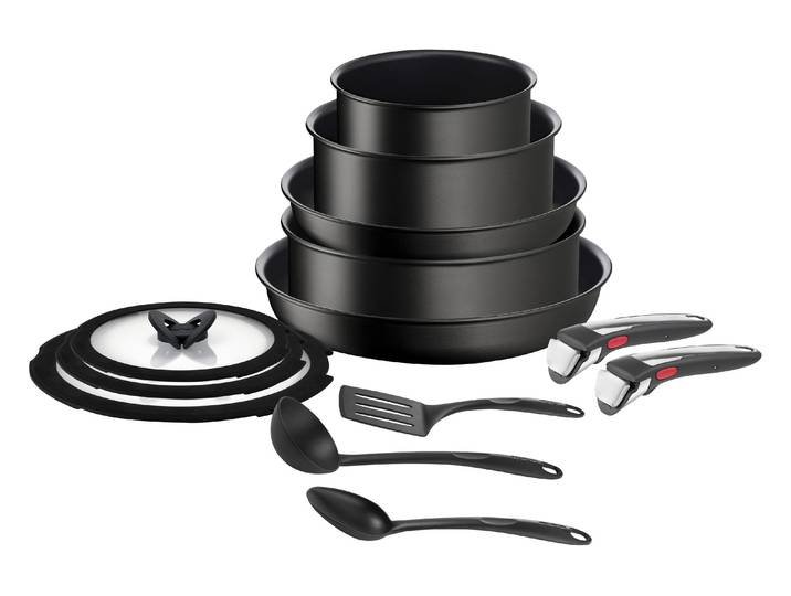 Kochtopf TEFAL Ingenio Unlimite , schwarz, Töpfe, Kochtopf