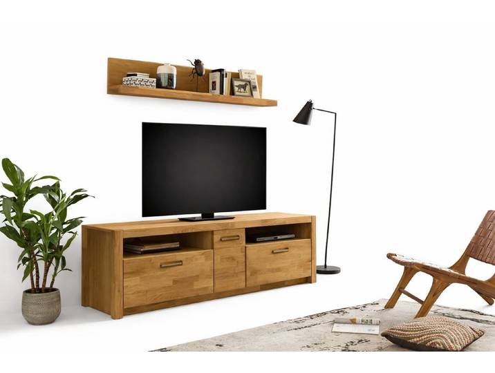 bv-vertrieb TV-Schrank TV-Lowboard 185/58/50 Softclosesystem Fernsehschrank Wildeiche #4240