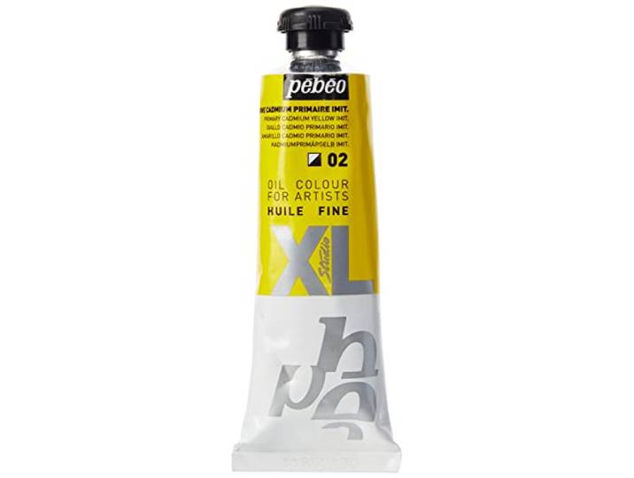 Pébéo - Huile Fine XL 37 ml - Peinture à l’Huile Jaune – Peinture à l’Huile Pébéo - Jaune Cadmium Primaire 37 ml 937002