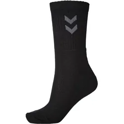 HUMMEL 3-Pack Basic Sock BLACK - 46