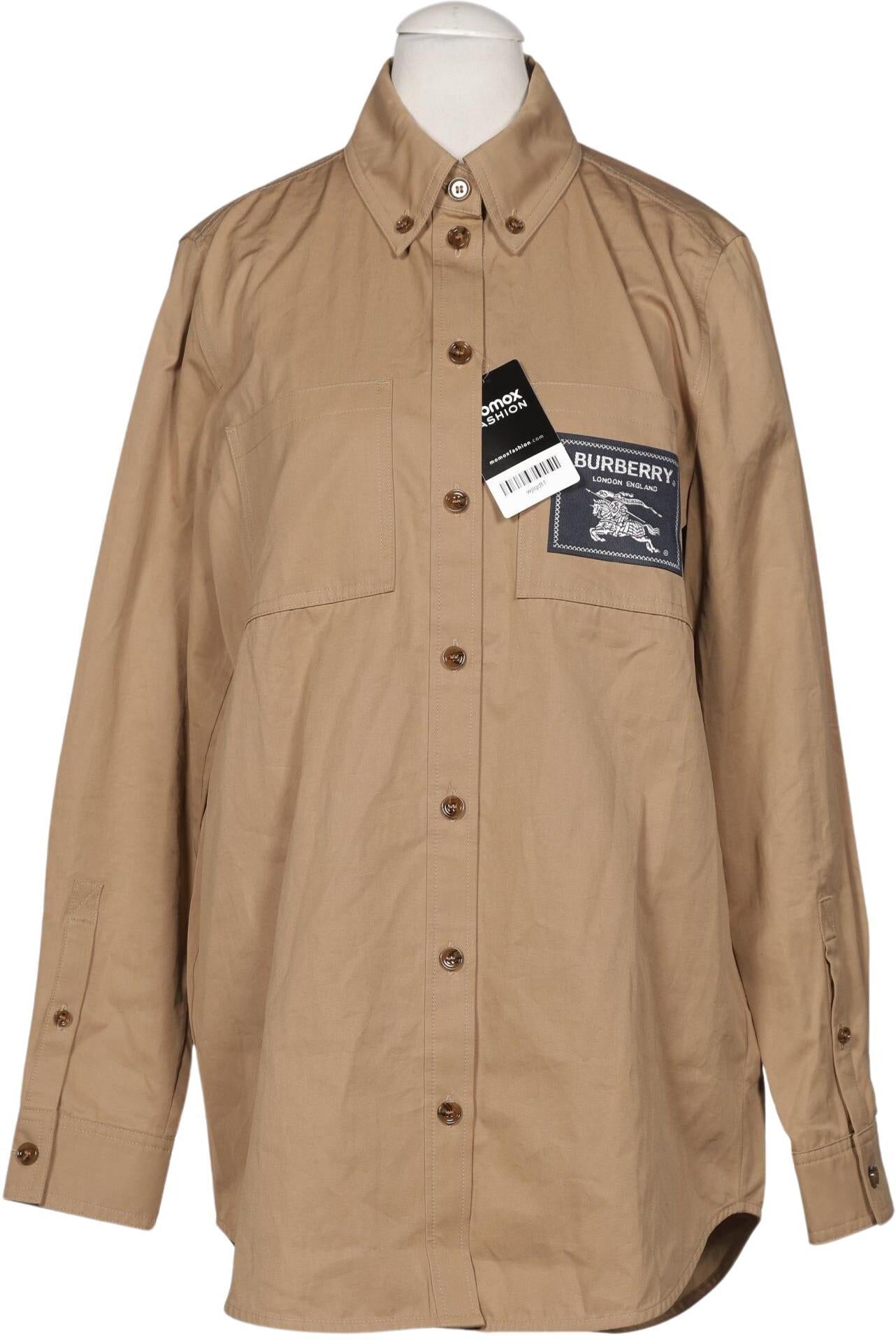 Burberry Damen Bluse, Beige, Gr. XS (UK 6), Baumwolle - Second Hand