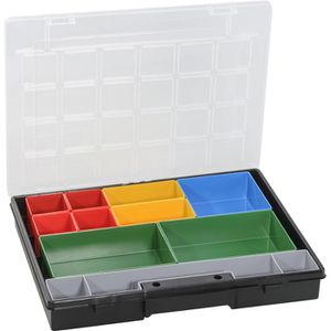 Allit Sortimentskasten EuroPlus Flex 37-12, 457200, 37 x 5,5 x 29,5cm, Kunststoff, mit 12 Fächern