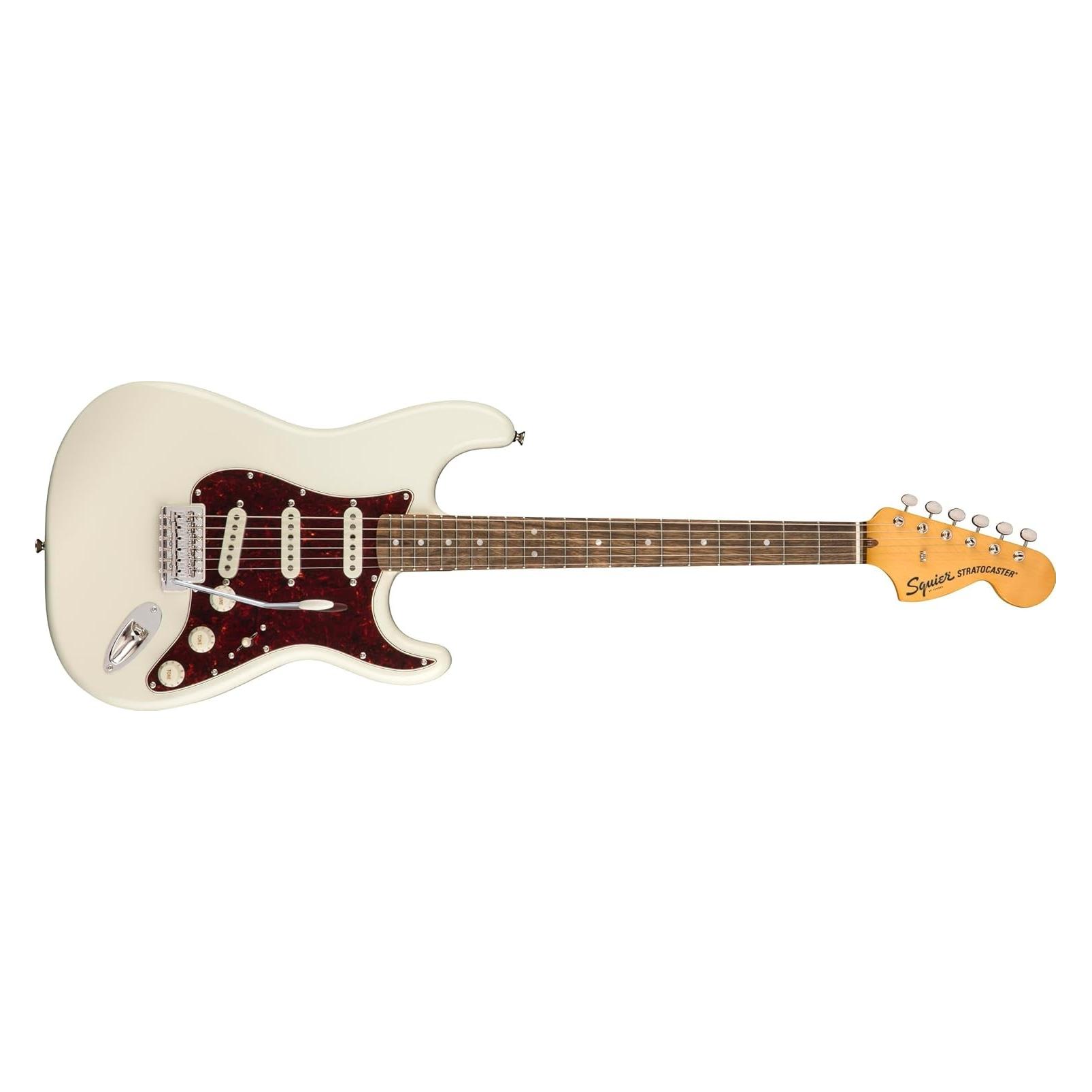 Fender Classic Vibe 70s Stratocaster Olympic White (E-Gitarre, Griffbrett: Indisch Lorbeer, Hals: Ahorn, Korpus: Pappel) (0374020501)