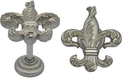 Urbanest Fleur de Lis Medallion Drapery Holdback, Set of 2
