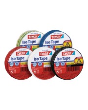 Tesa Isolierband 15 mm x 10 m Weiß Insulating Tape Electrical PVC tape 10m x 15mm shrink-wrapped (56192-00011-23)