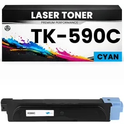 XXL Toner kits kompatibel für Kyocera TK-590C ECOSYS M6026cdn/M6026cidn/M6526cdn/M6526cidn/P6026cdn FS-C2026 MFP/C2026 MFP+/C2126 MFP/C2126 MFP+/C2526 MFP/C2626 MFP/C5250DN in Cyan