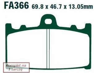 EBC Brakes FA366V Bremsbeläge