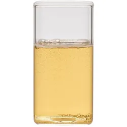 Quadratische 2er Set Glas Japanische Gläser 350ml