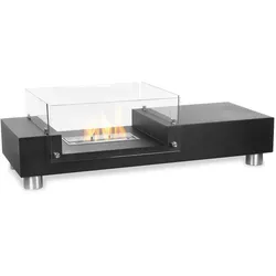 Moritz Ethanol Kamin Standkamin I Tisch Kamin I 35 x 112 x 50 cm schwarz I 1,5 Liter Brenner I Bioethanol Kamin I Bio Ethanol Kaminofen Indoor Outdoor
