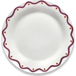 Charly Servierteller 33,5 cm, violett-orange