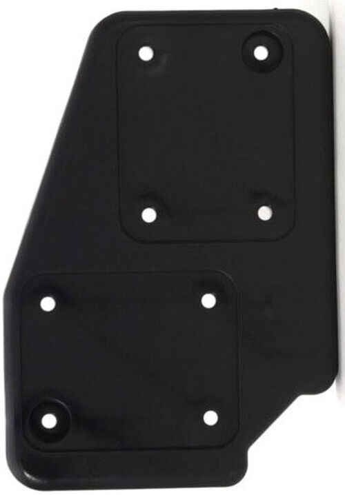 Adam Hall Hardware 38085 L Rollenplatte Polyamid Schwarz, Links