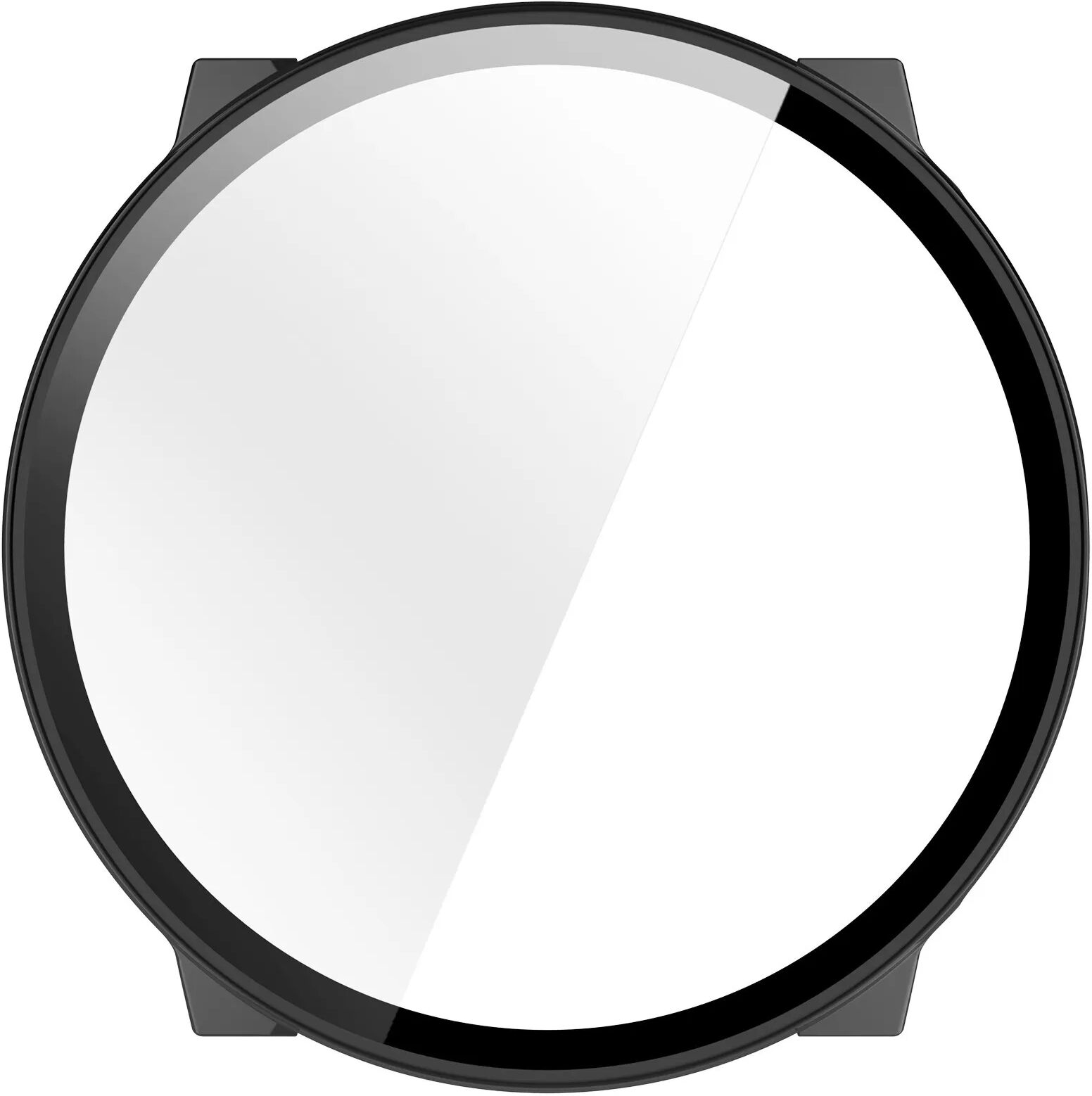 INF Schutzhülle mit Displayschutzfolie kompatibel mit Suunto Run – PC-Hartschale Schwarz
