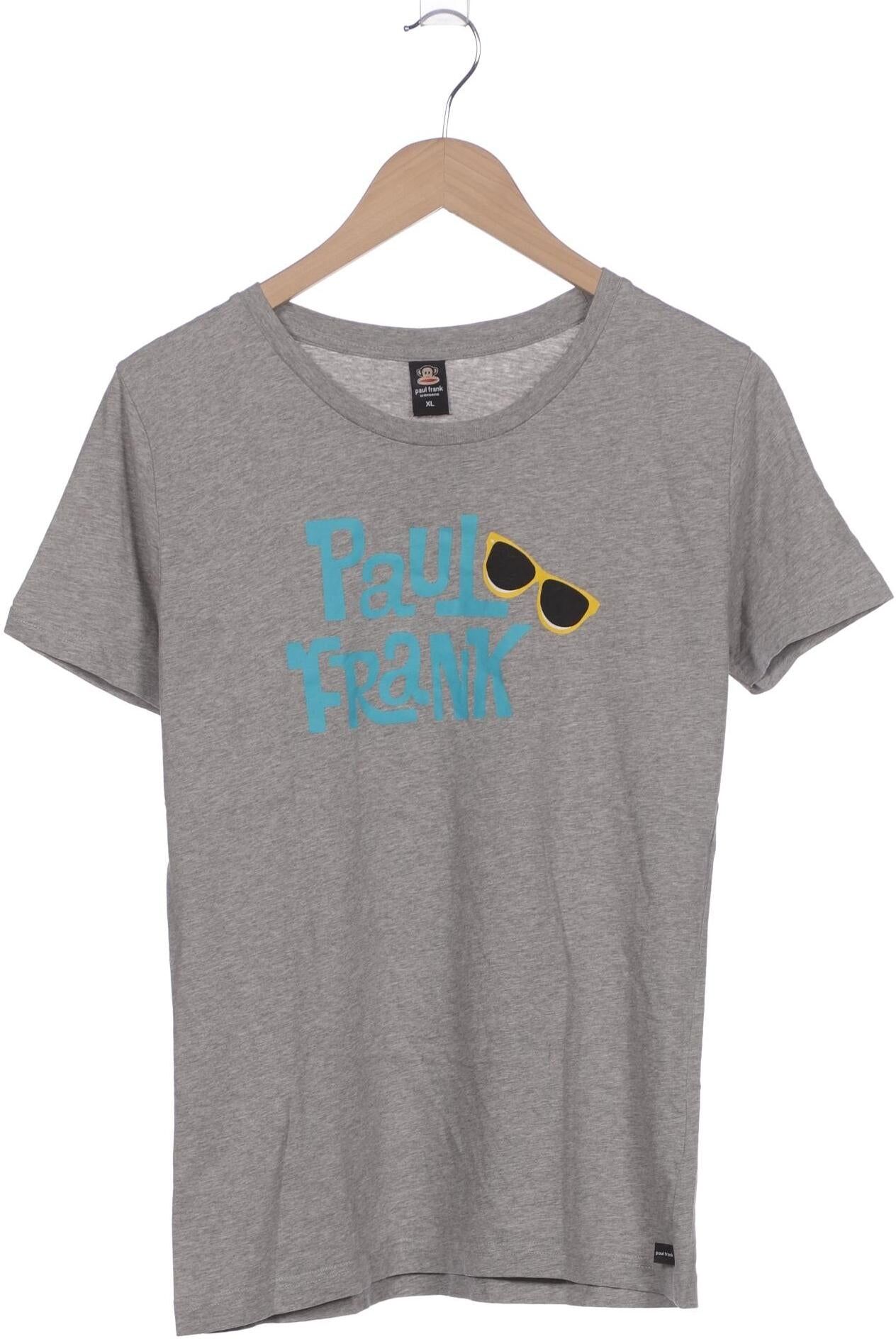 Paul Frank Damen T-Shirt, Grau, Gr. XL, Baumwolle - Second Hand