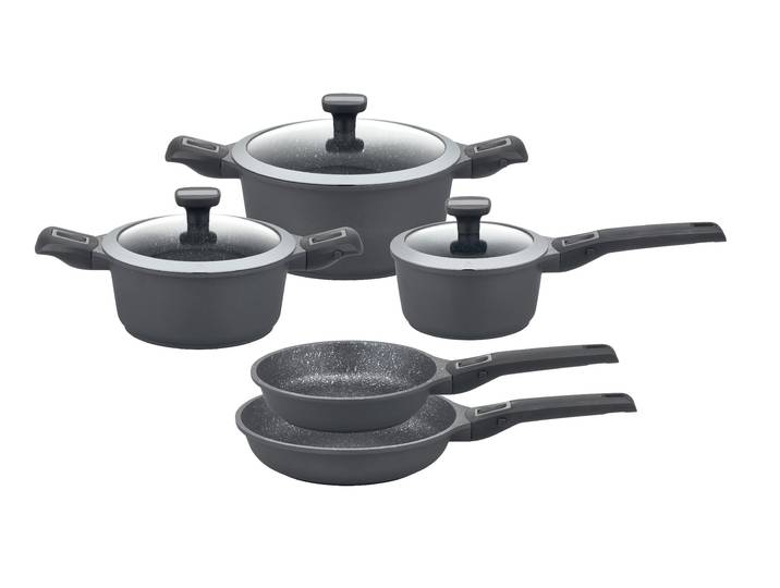 Topf-Set GSW Easy Click , schwarz, Töpfe, Induktion