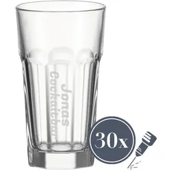 Longdrinkglas ROCK 340 ml Name vertikal 30 Stück