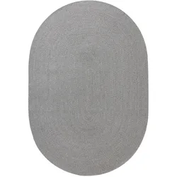 benuta Nest In- & Outdoor-Teppich Nandi Grau 160x230 cm - Teppich für Balkon, Terrasse & Garten