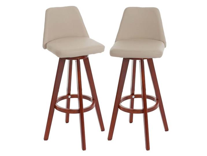 BARHOCKER 2-ER SET Beige 2er-Set