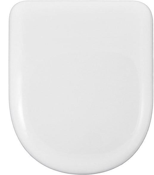 Unyqoos Universele afneembare toiletbril van hoogwaardig ecopolymeer - Rond voorstuk met verstelbare scharnieren