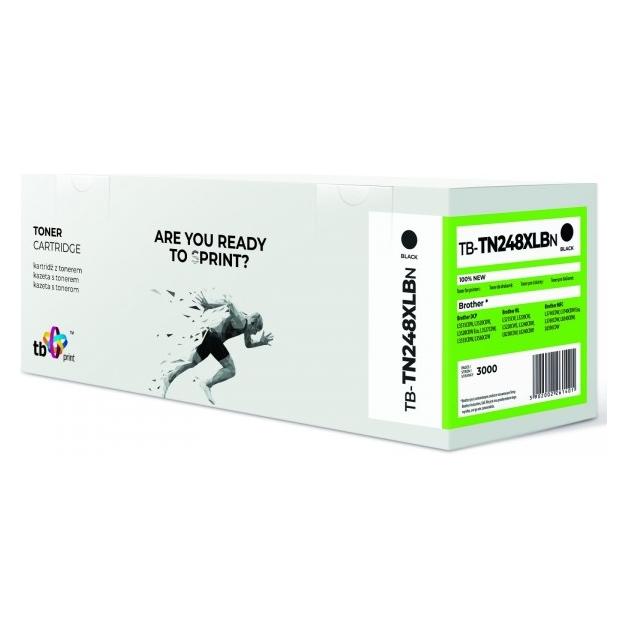 Print Toner cartridge for Brother TN248XLBK (BK) (TB-TN248XLBN)