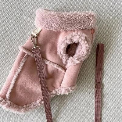 Uplift Treasures Warm Winter Dog Coat Jacket pink xl