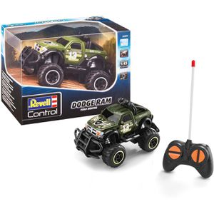 Revell 23491 RC Car Dodge RAM Field Hunter Pickup, ferngesteuert, mit Batterie & Fernbedienung,1:43