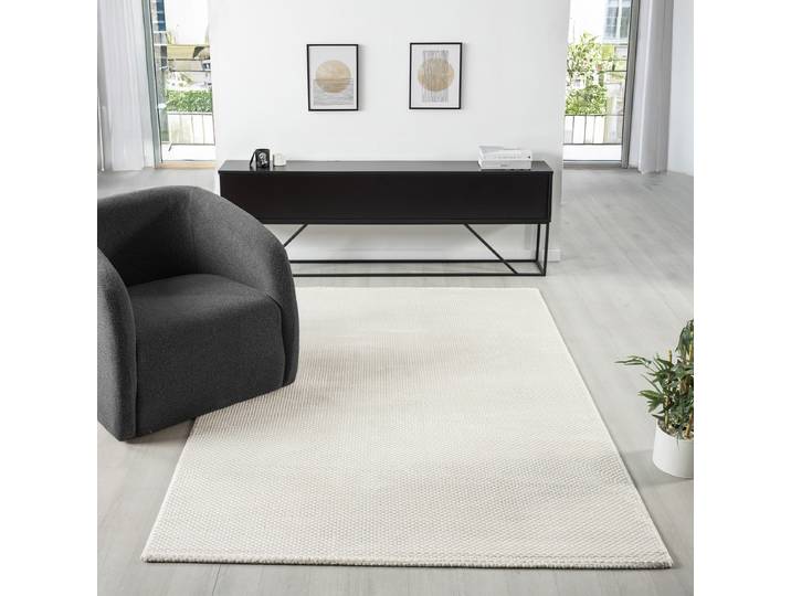 Kurzflorteppich Nora 5600 Beige 120 x 170cm Webstoff