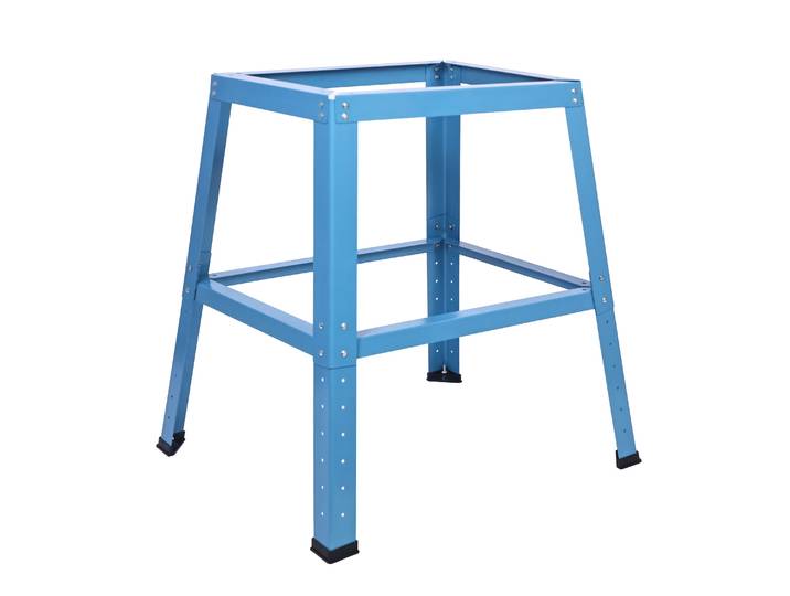 Werkstatt Untergestell Maschinenständer höhenverstellbar 87 x 71 x 55 - 87 cm blau